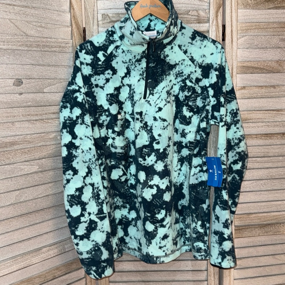 NWT Columbia half zip fleece pullover active fit size XL